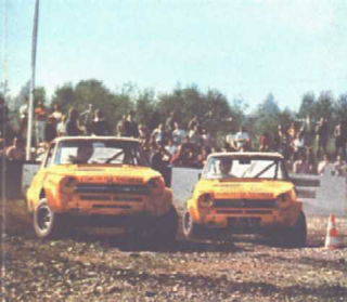 The de Rooy brothers, both in their Camel-DAFs. Source: http://www.rallydaf.nl